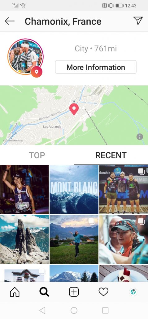 chamonix instagram location